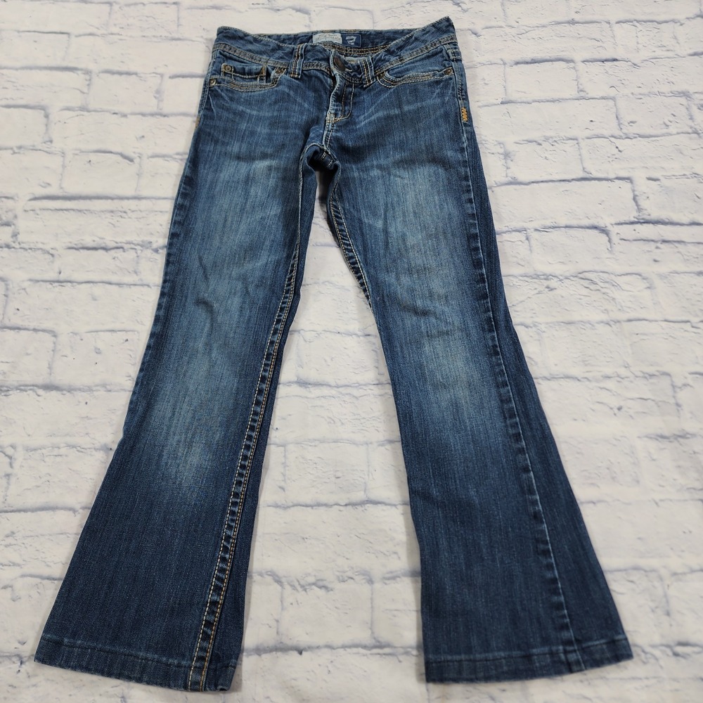Aeropostale Women's Hailey Blue Flare Jeans